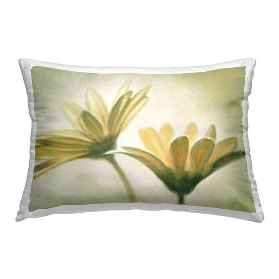Stupell Industries Soft Daisies Close Up Decorative Printed Throw Pillow, 14 x 20