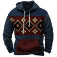 thumbnail image 1 of Birdeem Sweat à Capuche Confortable pour Hommes Motif Cœur Imprimé Poche à Cordon, 1 of 1