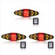 thumbnail image 1 of 3X Luz Trasera de Bicicleta con Señales de , Luces Traseras de Freno de Bicicleta de Advertencia de Seguridad LED Ultrabrillantes Recargables por USB para Bicicleta, 1 of 5