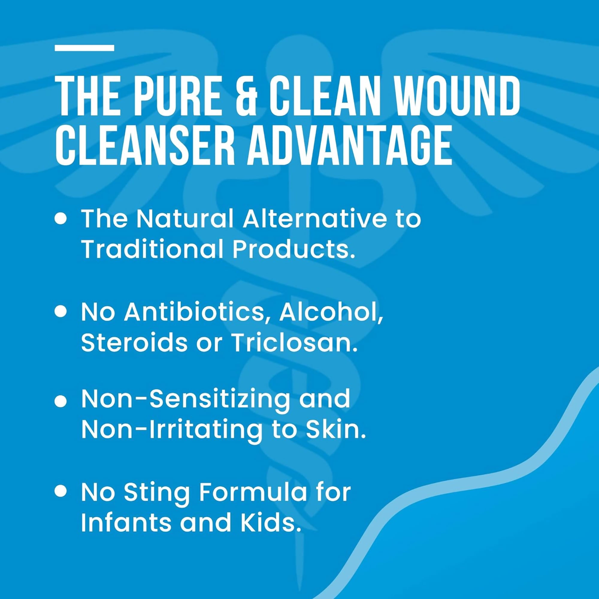 Pure&Clean Wound Cleanser 8 oz. Spray Bottle , 1 Ct
