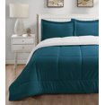 thumbnail image 2 of Reversible Mink & Berber Plush Sherpa Comforter Set, 2 of 3