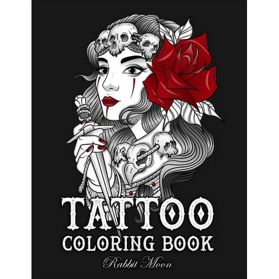 Tattoo Coloring Book: An Adult Coloring Book with Awesome, Sexy, and Relaxing Tattoo Designs for Men and Women