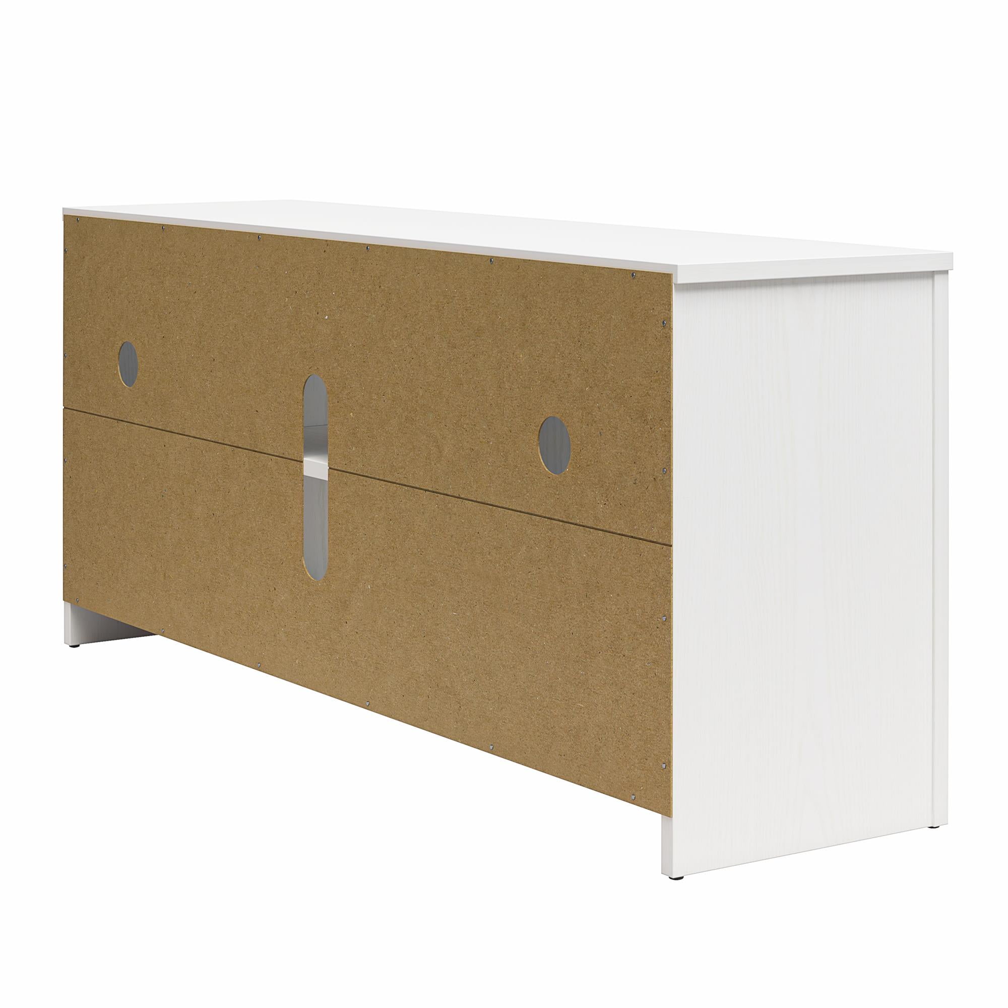 Mainstays Parsons TV Stand for TVs up to 50", White