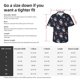 thumbnail image 5 of Fotbe Astronaut Surfing Camisa Hawaiana para Hombre Unisex – Camisa Casual de Verano con Botones de Manga Corta de Algodón y Lino,Medium, 5 of 7