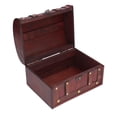 thumbnail image 2 of Jewelry Organizer, Dust Prevention Orderly Preservation Wooden Storage Box Style Retro  For Props Storage For Gift Giving For Desktop Decoration, 2 of 8