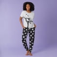 thumbnail image 2 of Richard Leeds International Womens Nightmare Before Christmas Matching 2 Piece Short Sleeve PJs Top & Jogger Pants Set - Soft & Cozy Sleep & Loungewear Pajamas Sets for Women, Gray X-Large, 2 of 6