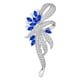 thumbnail image 2 of Broche de circón de lujo ligero Hebilla Pin Broche Abrigo Joyería de ensamblaje occidental Wmkox8yii fajkfhkj4500, 2 of 2