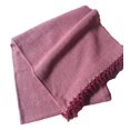 thumbnail image 1 of Herringbone Cotton Blanket Throw, Settee Cover (Red/Natural, 102"X102"), 1 of 3
