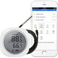 thumbnail image 1 of Inkbird IBS-TH1 Plus Wireless Bluetooth Temperature and Humidity Monitor Thermometer and Hygrometer Used for Brewing Meat Plant Cigar Storage, 1 of 10