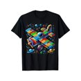 thumbnail image 1 of Camiseta divertida de bloques de construcción de avión para niños y niñas, diseño de maestro constructor, transpirable, informal, de verano, con cuello redondo y manga corta, ideal como regalo para, 1 of 6