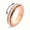 Rose Gold, variant on 5MM Rotating Eternity Ring with Sparkling Cubic Zirconia, Full Circle Rhinestone Fashion Ring for Women Men, Wedding Anniversary Birthday Gift Jewelry