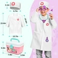 thumbnail image 6 of TOPFOX Doctor Kit for Kid - 40PCS Pretend Playset for Toddlers, Medical Kit Toy with Bag, Cloth, Role Playing Plastic Toys for 3-8 Boys Girls, 6 of 7