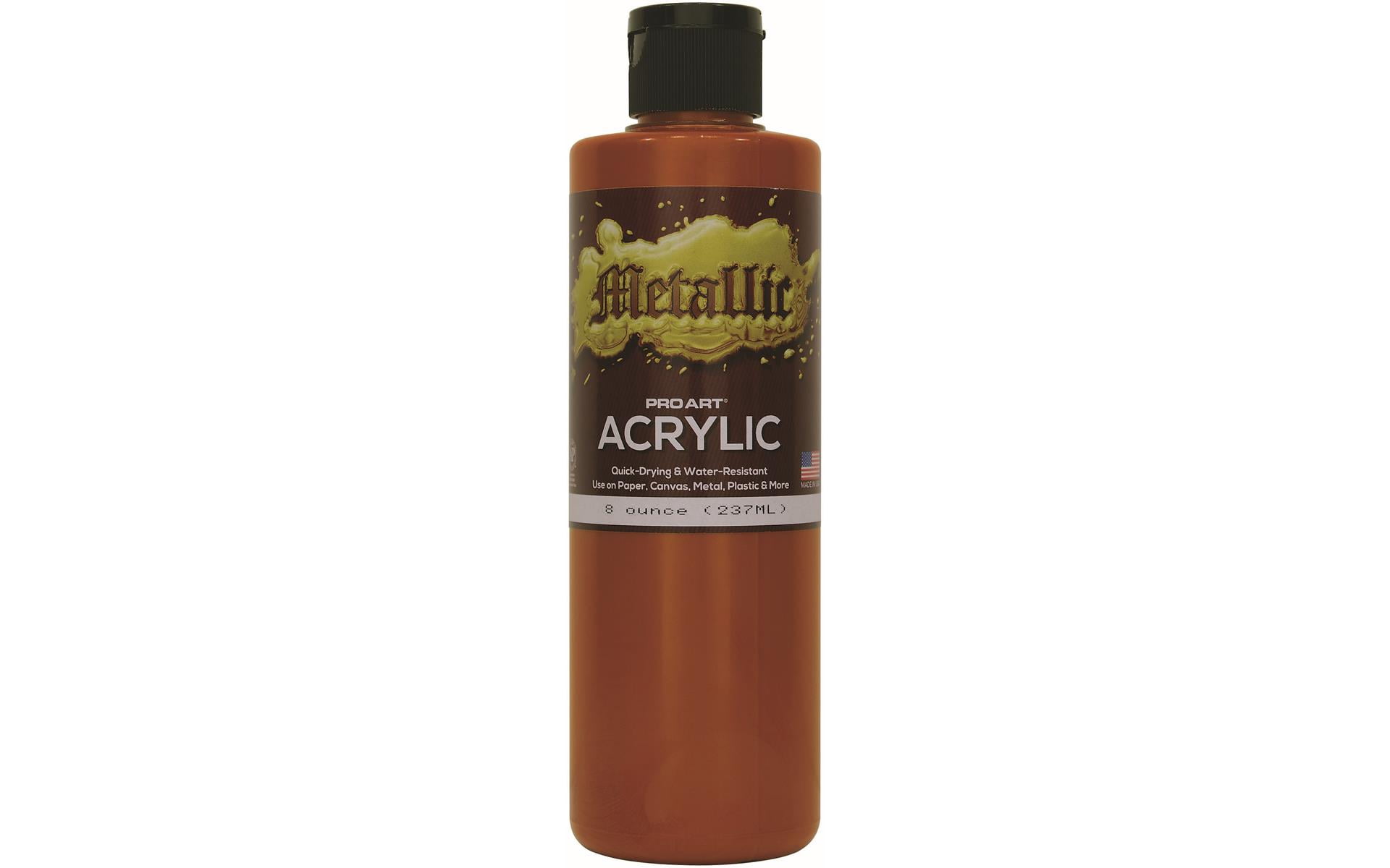 Pro Art Metallic Acrylic Paint 8oz Copper - Walmart.com ...