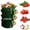 Green, variant on 2Pcs Strawberry Planter, 3 Gallon Hanging Grow Bags for Tomato Vegetables, Upside Down Strawberry Plant Hanger Vegetable Planting Bags for House (Green)
