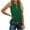 Solid Color-Army Green, variant on Jewelreauty Women Tank Tops Summer Casual Keyhole Collar Sleeveless Blouses Tee Solid Color Loose Shirts (S, Sky Blue)