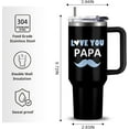 thumbnail image 7 of Gifts For Papa Tumbler 40oz, Papa Gifts from Grandkids, Birthday Christmas Presents for Grandpa Cup For Men, 7 of 7