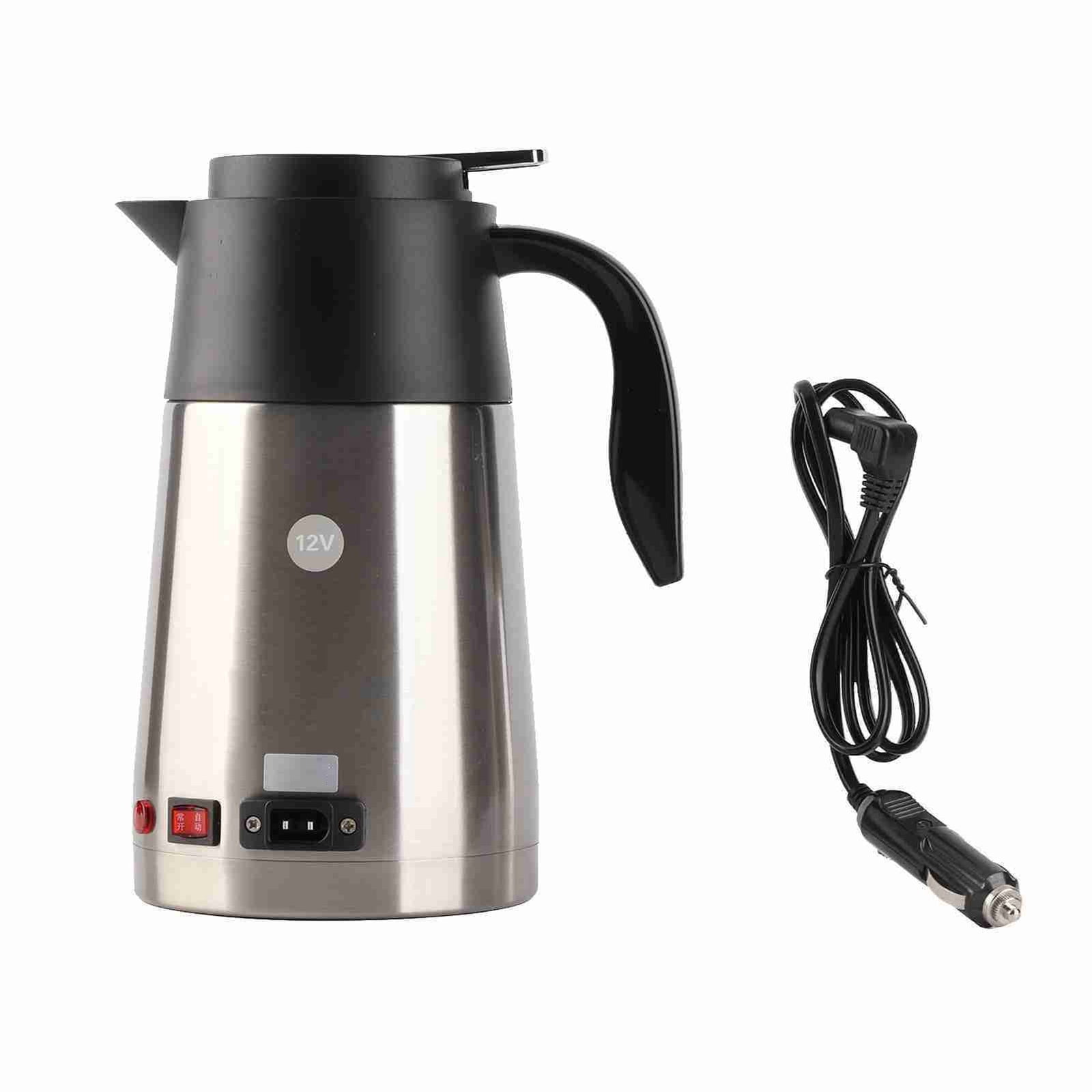 Travel Electric Kettle, 1300ML Small Portable Kettle, Stainless Steel Kettle Water Boiler with Sealed Cover