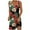Black, variant on ICHUANYI Womens Floral Print Dresses Summer Elegant Casual V-Neck Tank Dress With Strap