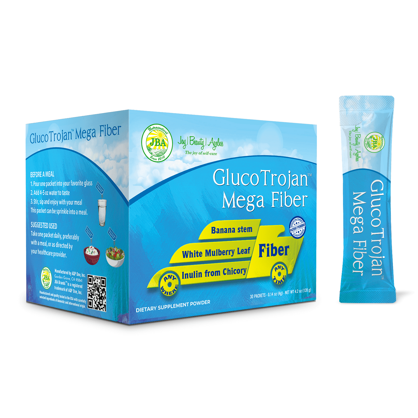 GlucoTrojan Mega Fiber, 30 Packets