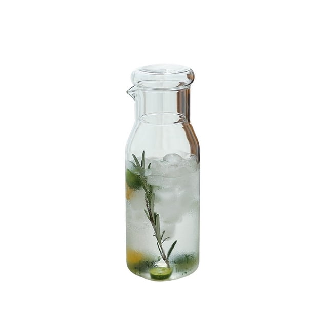850ml Heat-resistant Glass Pitcher For Milk Ice Coffee Water And Juice Refrigerator Jug Teapot Carafe Cold Brew Drinking Bottle