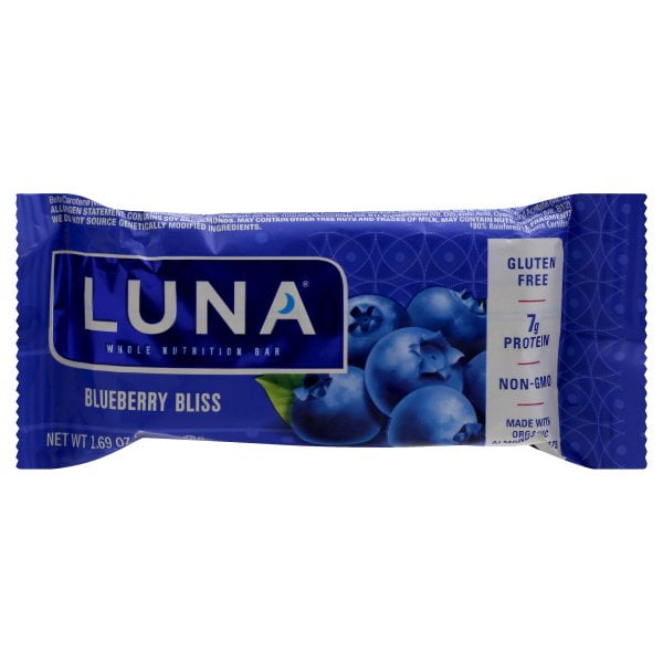 Luna® Blueberry Bliss Whole Nutrition Bar 1.69 oz. Wrapper Walmart