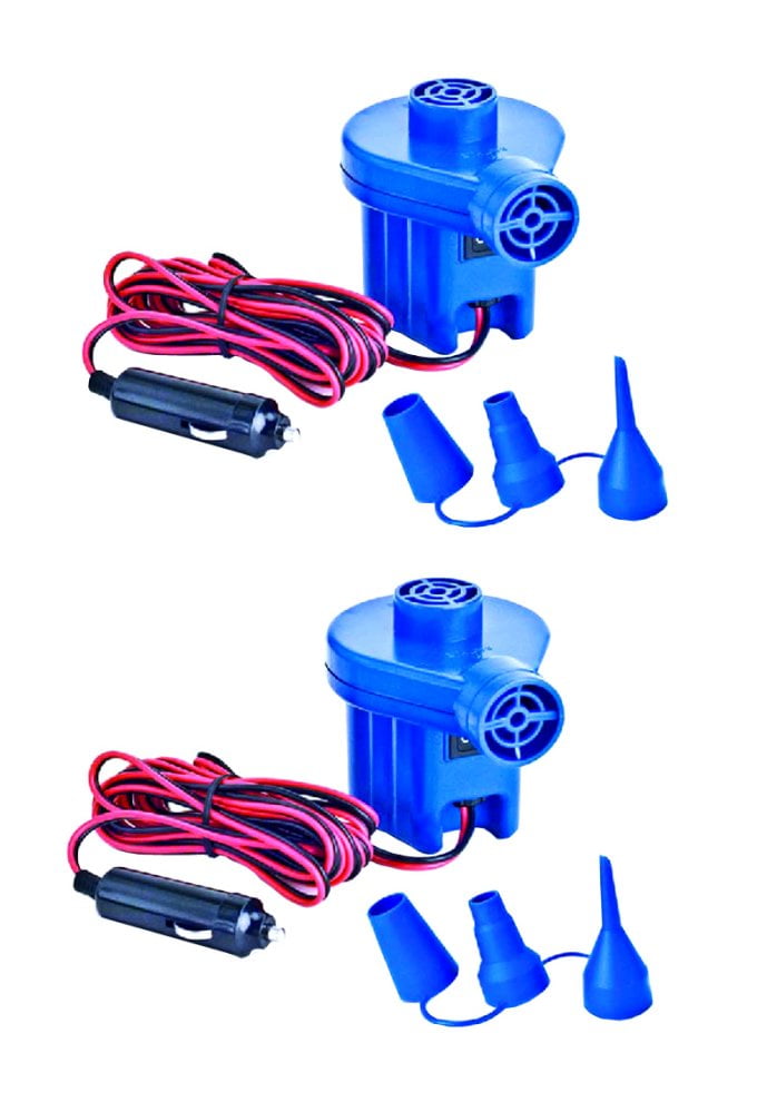 2) Swimline 19150 12 Volt Inflator Electric Air Pumps Pool Inflatables