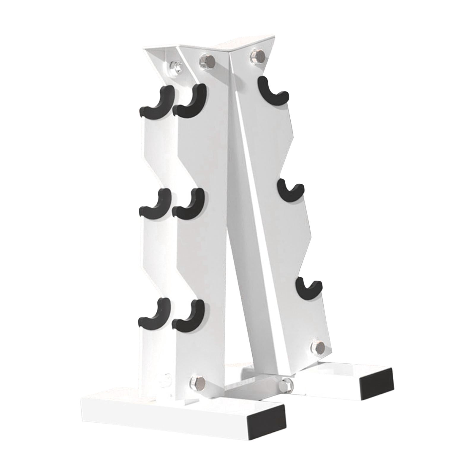 Baoblaze Dumbbell Rack Dumbbell Bracket Sturdy Small for Office Gym Strength Training 3 Tier