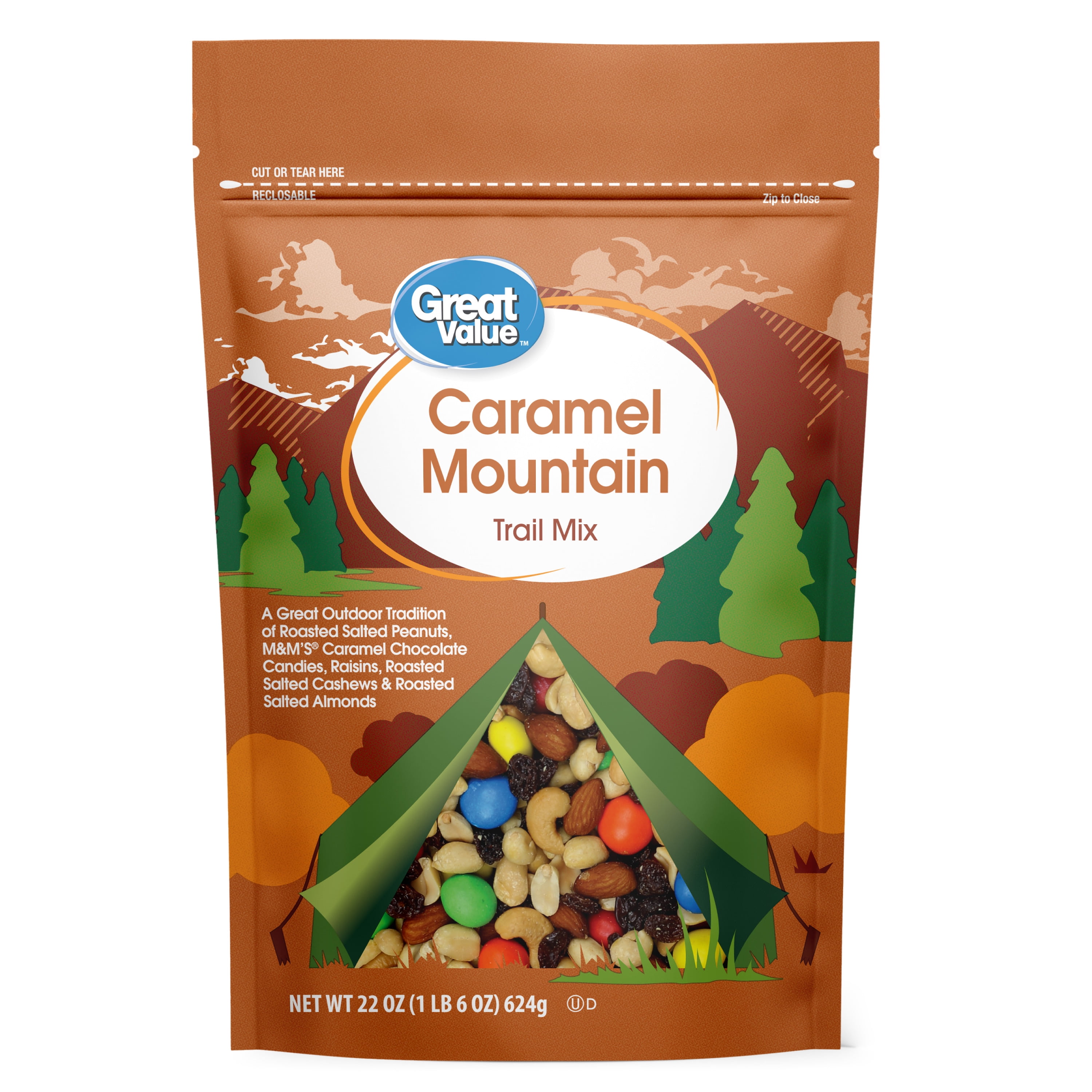 Great Value Caramel Mountain Trail Mix, 22 oz