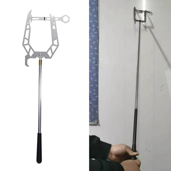 Telescopic Boat Hook Dock Hook Threader suitable for Dock Plate Home Outdoor Use Multifunctional