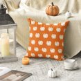 thumbnail image 6 of Sm:)e Orange Turkey Thanksgiving Throw Pillow Covers 18x18 Inch Set of 2, Cushion Covers for Sofa Home Decor, 6 of 6