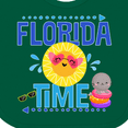 thumbnail image 4 of Inktastic Florida Time Summer Vacation Boys or Girls Baby Bib, 4 of 4