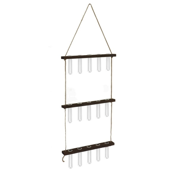 3 Tiered Wall Hanging Plant Terrarium With 15 Test Tubes Hanging Stand Observe Growth Status Plant Propagation Station 3 Tier Plant Propagation Station Plant Propagation Tubes
