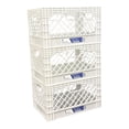 thumbnail image 2 of Gorilla Crate 24QT 3 Pack Milk Crate Black, 2 of 5