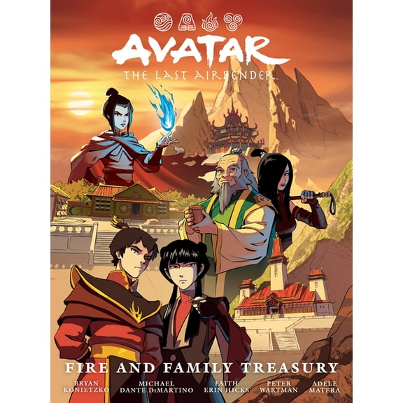 Avatar: The Last Airbender Avatar: The Last Airbender--Fire and Family Treasury Library Edition, (Hardcover)