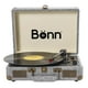 thumbnail image 1 of Tocadiscos Bluetooth Tipo Maletín Portátil Bonn gris, 1 of 4