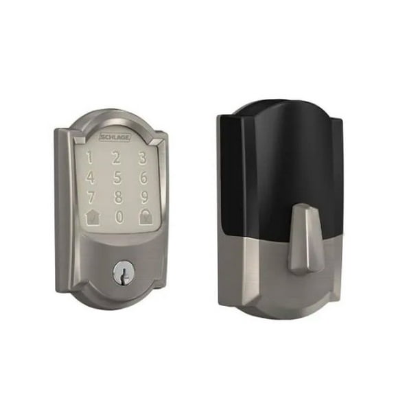 Camelot Encode Smart Wifi Door Lock with Alarm in Satin Nickel - Walmart.com