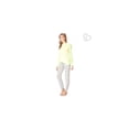 thumbnail image 3 of Aeropostale Sudadera con capucha de punto a rayas para mujer, amarillo, pequeño, 3 of 3