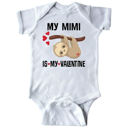 

Inktastic My Mimi Is My Valentine Gift Baby Boy or Baby Girl Bodysuit