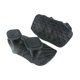 thumbnail image 1 of 2 piezas de agarres para levantamiento de pesas, agarres de mano para gimnasio, almohadillas flexibles para barra de pesas, palma de mano Negro, 1 of 8