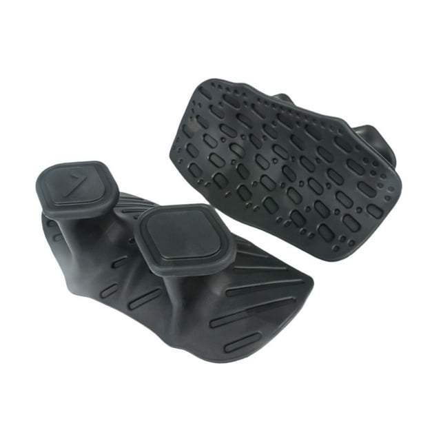 S SERENABLE 2 Pcs Poignées de Musculation pour Exercice Culturisme Soulevés de Terre Noir