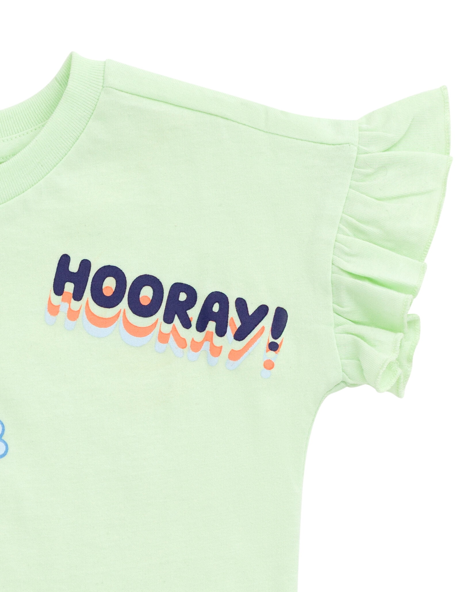 Bluey Bingo T-Shirt and Chambray Shorts Outfit Set Newborn to Toddler