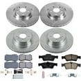 thumbnail image 3 of PowerStop Front and Rear Z23 Evolution Sport Carbon-Fiber Ceramic Brake Pad and Drilled & Slotted Rotor Kit Fits: MERCEDES-BENZ Select Models K6834, 3 of 10