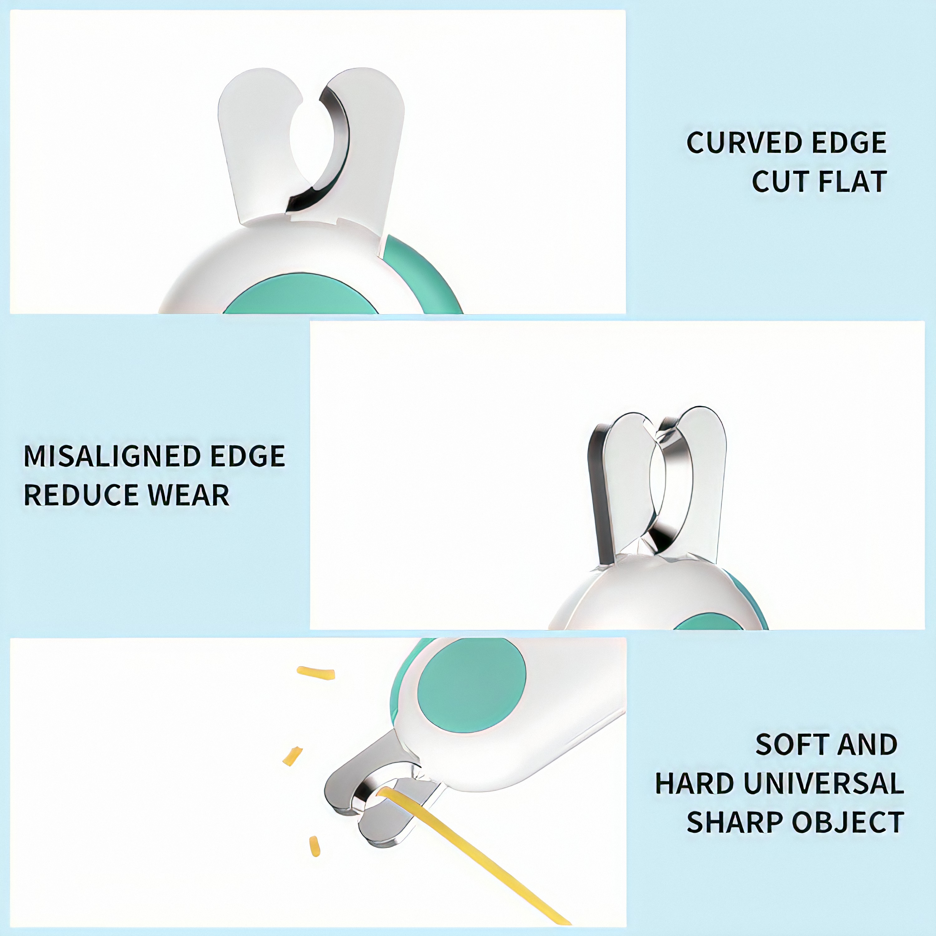 OAZOUF Cat Nail Clippers with LED Light photo 2
