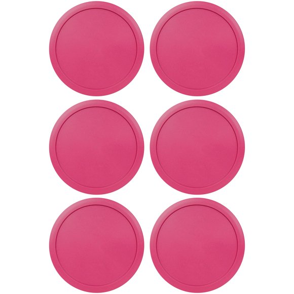 Tapa de contenedor MRX Solutions de plástico de repuesto de 5 pulgadas, paquete de 6