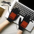 thumbnail image 5 of USB Heated Gloves Winter Warm Heated Gloves Winter Screen Gloves Adjustable Temperature Hand Warm Gloves For Men Women Washable Knit Gloves For Indoor And Outdoor, 5 of 7