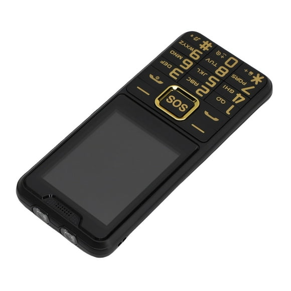 Senior Cell Phone Unlocked Big Phone for Elderly with 2.6 Inch HD Shatterproof Screen SOS Large Key Tactile Keys Flashlight Charging Dock