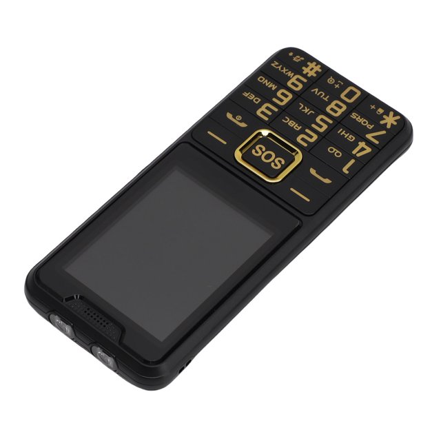 Senior Cell Phone Unlocked Big Phone for Elderly with 2.6 Inch HD Shatterproof Screen SOS Large Key Tactile Keys Flashlight Charging Dock