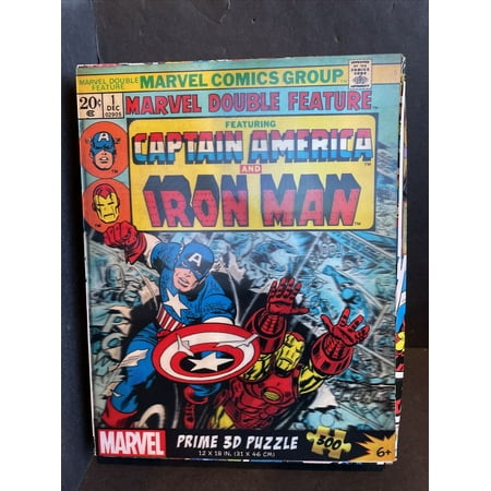 Captain America & Iron Man 300 pc 3D Puzzle