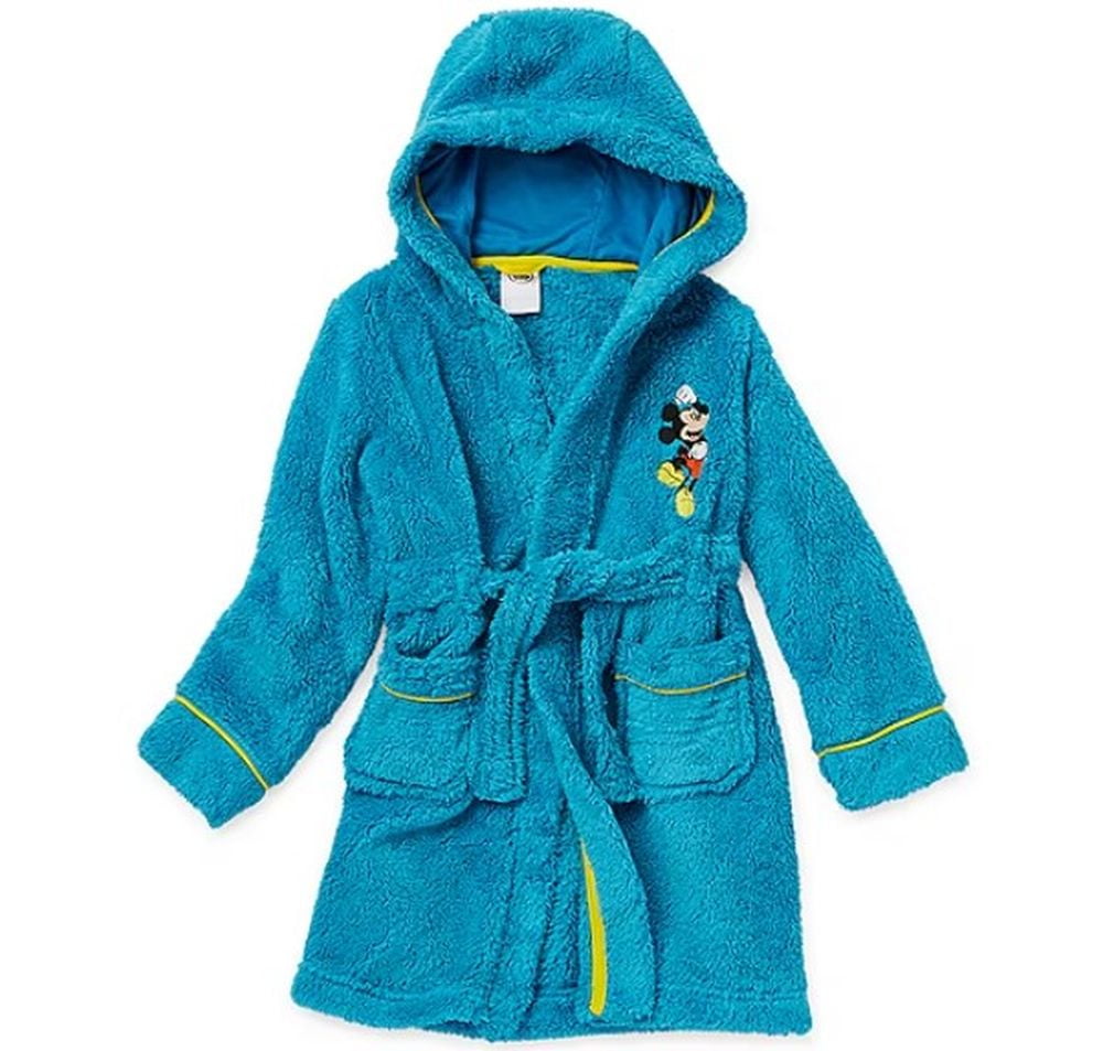Hooded Robe Mickey Mouse Dressing Gown Ladies Disney Mickey Mouse Boy's Blue Plush Minky Fleece Hooded Bathrobe Hooded Robe Mickey Mouse Dressing Gown Ladies Disney Mickey Mouse Boy's Blue Plush Minky Fleece Hooded Bathrobe