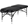 Master Massage 30" StratoMaster LX Ultra-Light Weight Aluminum Portable Massage Table Package- Tattoo Bed- Lash Tables- Black Massage Table Black